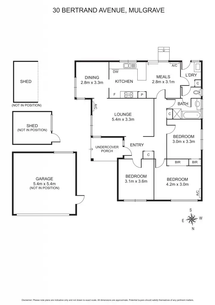 Floorplan of Homely house listing, 30 Bertrand Avenue, Mulgrave VIC 3170
