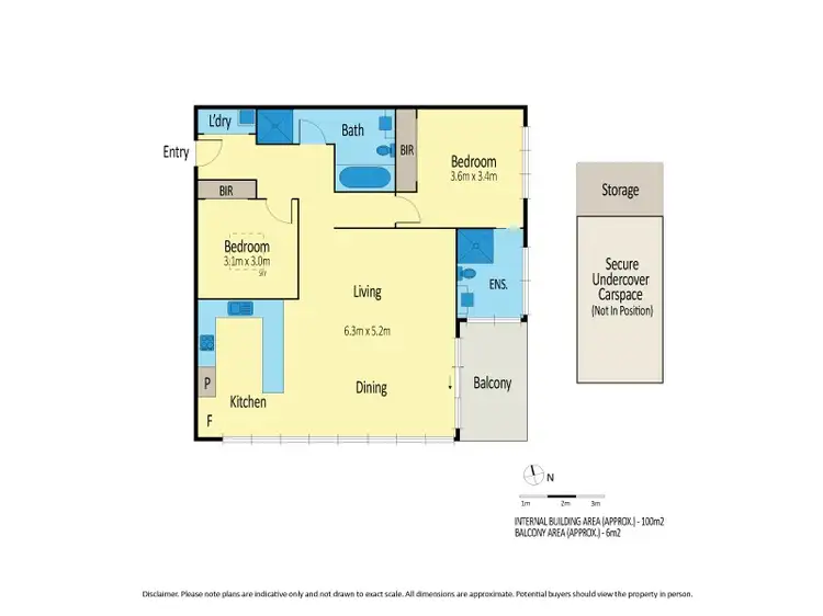 Floorplan of Homely apartment listing, 204/149-155 Pascoe Vale Road, Moonee Ponds VIC 3039