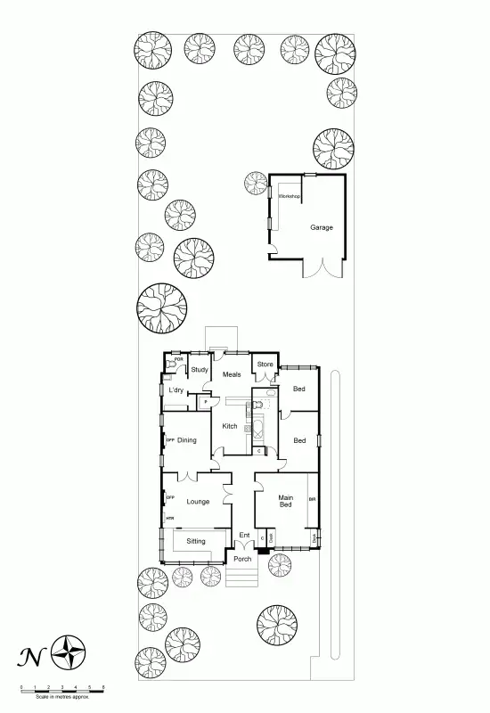 Floorplan of Homely house listing, 8 Bewdley Street, Ormond VIC 3204