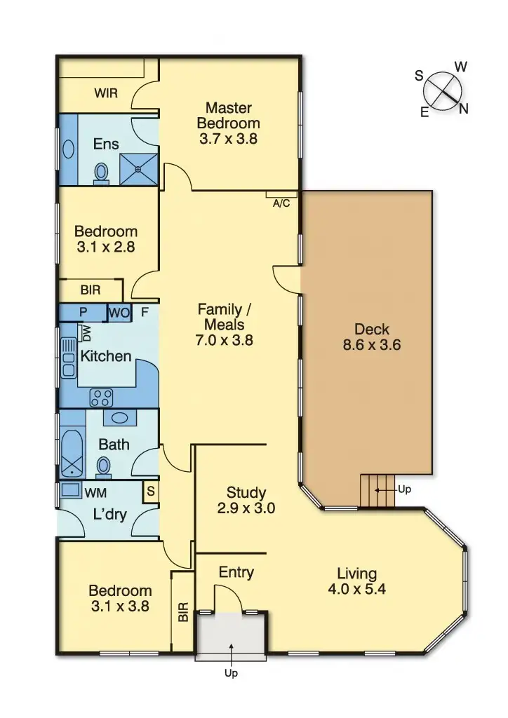 Floorplan of Homely house listing, 1 McGregor Avenue, Mount Martha VIC 3934