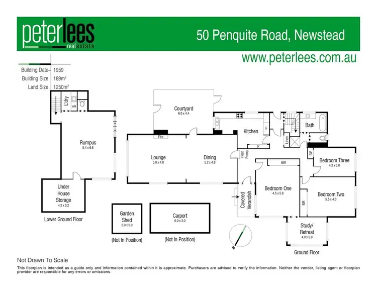 Floorplan of Homely house listing, 50 Penquite Road, Newstead TAS 7250