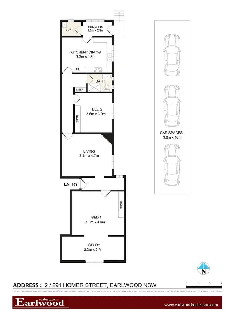 Floorplan of Homely apartment listing, 2/289-291 Homer Street, Earlwood NSW 2206