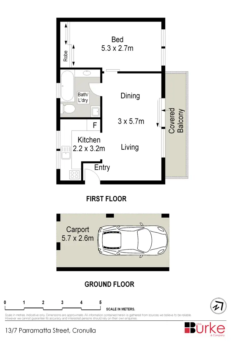 Floorplan of Homely unit listing, 13/7-9 Parramatta Street, Cronulla NSW 2230