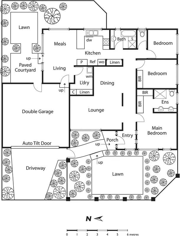 Floorplan of Homely townhouse listing, 1/2 Dunsterville Street, Sandringham VIC 3191