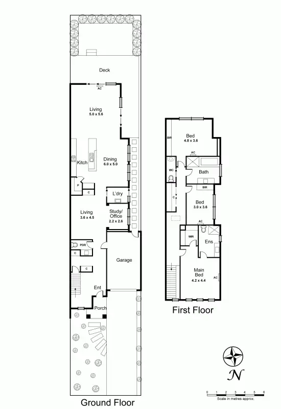Floorplan of Homely townhouse listing, 50A Brewer Road, Bentleigh VIC 3204