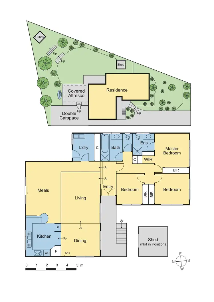 Floorplan of Homely house listing, 5 Oonah Close, Eltham North VIC 3095