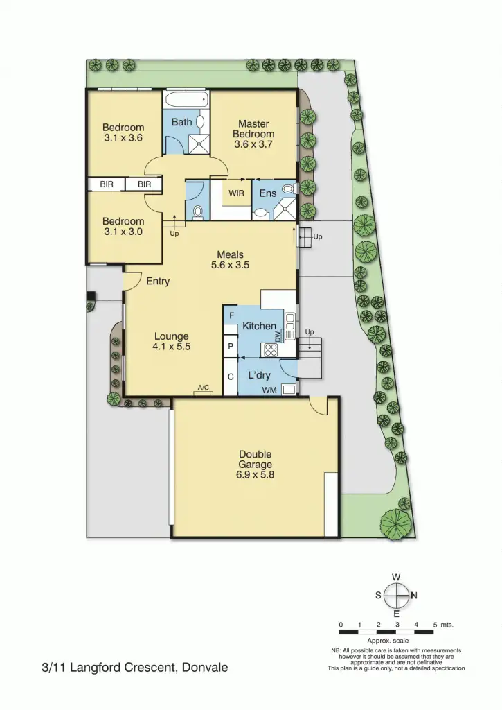 Floorplan of Homely townhouse listing, 3/11 Langford Crescent, Donvale VIC 3111