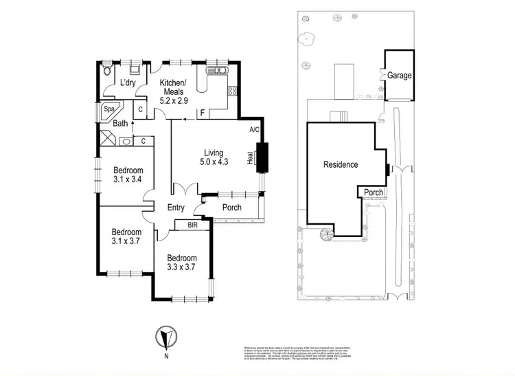 Floorplan of Homely house listing, 145 Gower Street, Preston VIC 3072