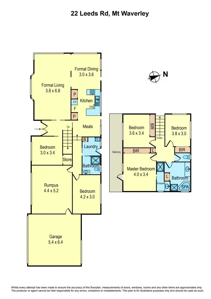 Floorplan of Homely house listing, 22 Leeds Road, Mount Waverley VIC 3149