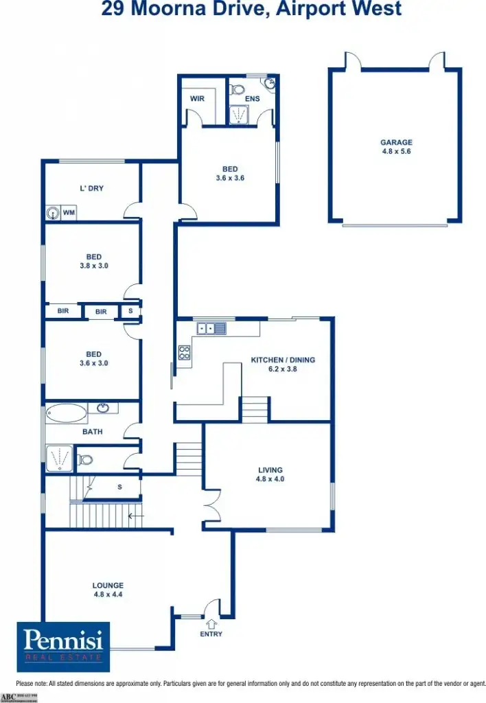 Floorplan of Homely house listing, 29 Moorna Drive, Airport West VIC 3042