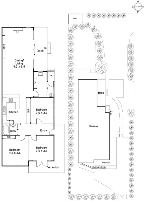 Floorplan of Homely house listing, 33 Bethell Street, Ormond VIC 3204