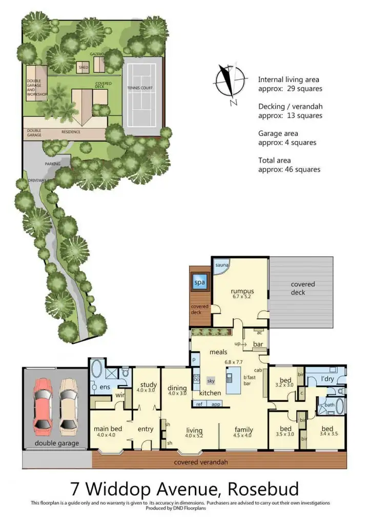 Floorplan of Homely house listing, 7 Widdop Avenue, Rosebud VIC 3939