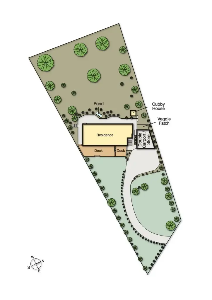 Floorplan of Homely house listing, 206 Humphries Road, Mount Eliza VIC 3930