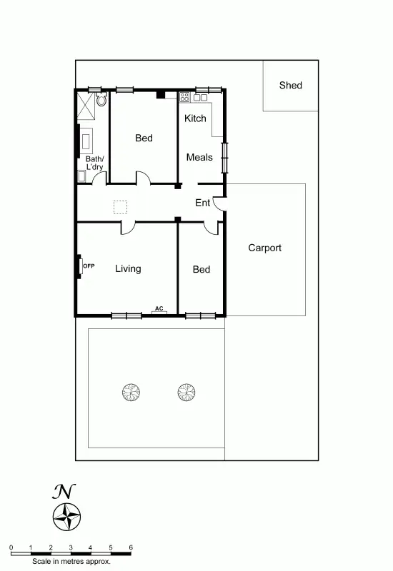 Floorplan of Homely unit listing, 4/644 Warrigal Road (fronts Tular Ave), Oakleigh South VIC 3167