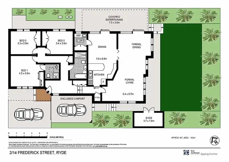 Floorplan of Homely house listing, 2/14 Frederick Street, Ryde NSW 2112