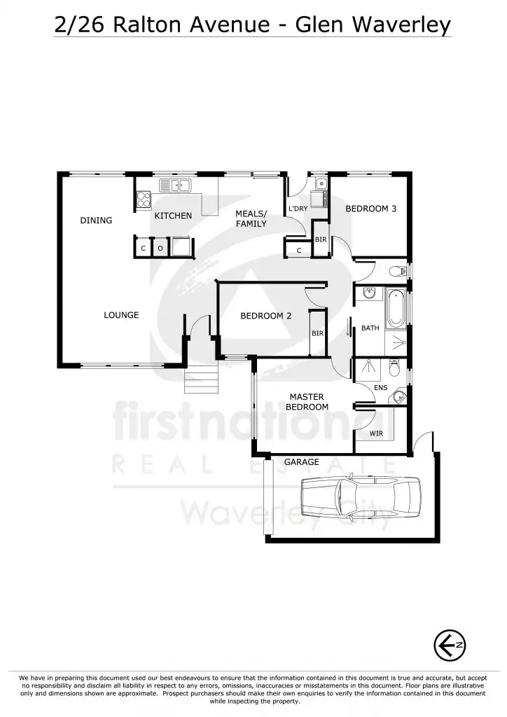 Floorplan of Homely unit listing, 2/26 Ralton Avenue, Glen Waverley VIC 3150