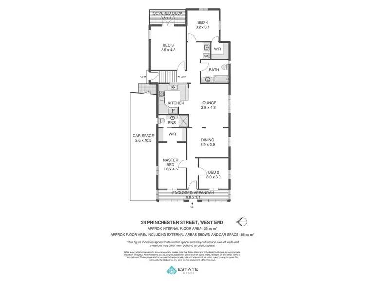 Floorplan of Homely house listing, 24 Princhester Street, West End QLD 4101