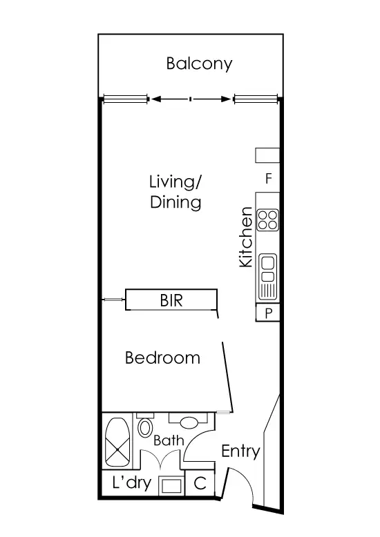 Floorplan of Homely apartment listing, 19/30 Tanner Street, Richmond VIC 3121