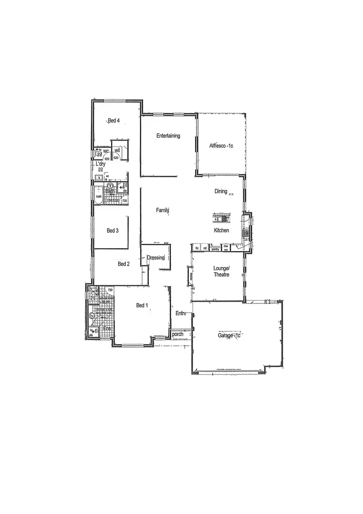 Floorplan of Homely house listing, 19 Gilbreth Bend, Tapping WA 6065