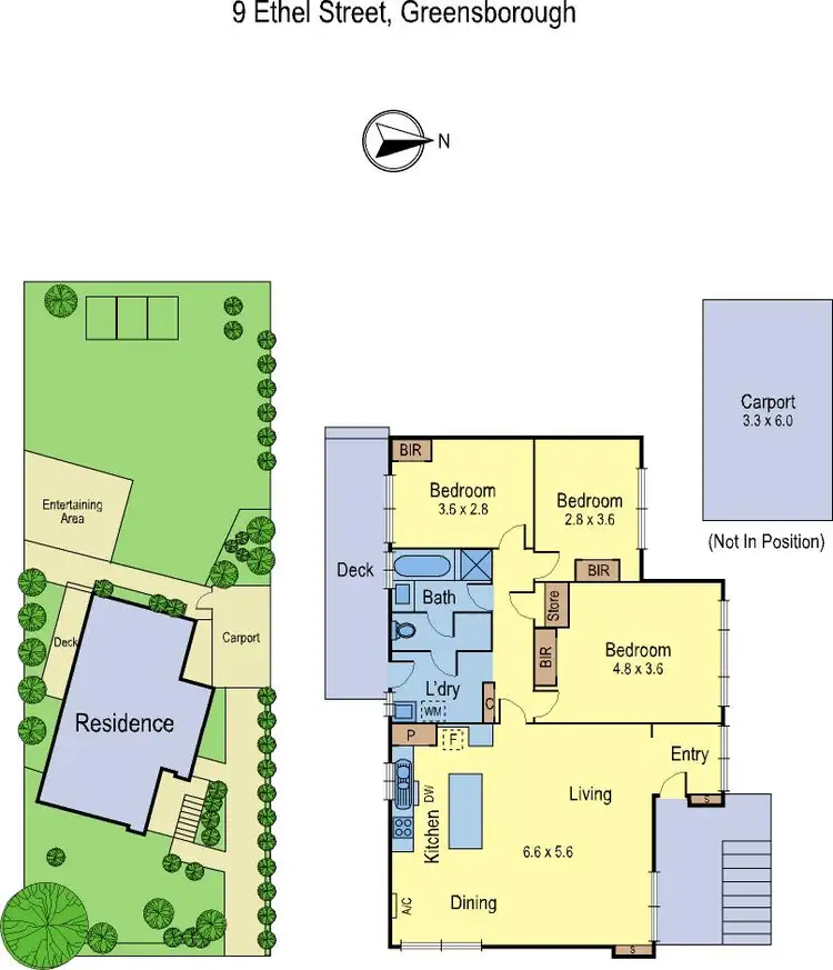Floorplan of Homely house listing, 9 Ethel Street, Greensborough VIC 3088
