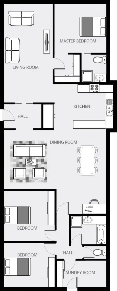 Floorplan of Homely house listing, 57 Nardoo Street, Red Cliffs VIC 3496