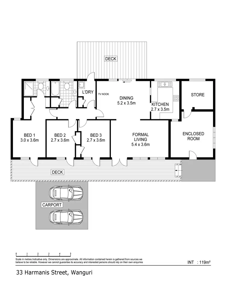 Floorplan of Homely house listing, 33 Harmanis Street, Wanguri NT 810