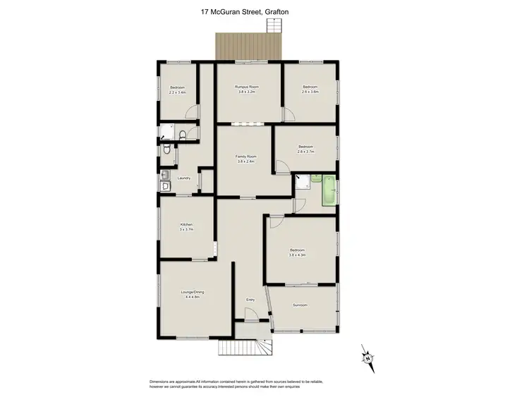 Floorplan of Homely house listing, 17 McGuren Street, South Grafton NSW 2460
