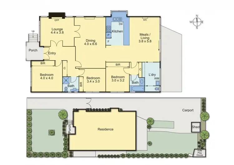 Floorplan of Homely house listing, 48 Bowen Street, Malvern East VIC 3145