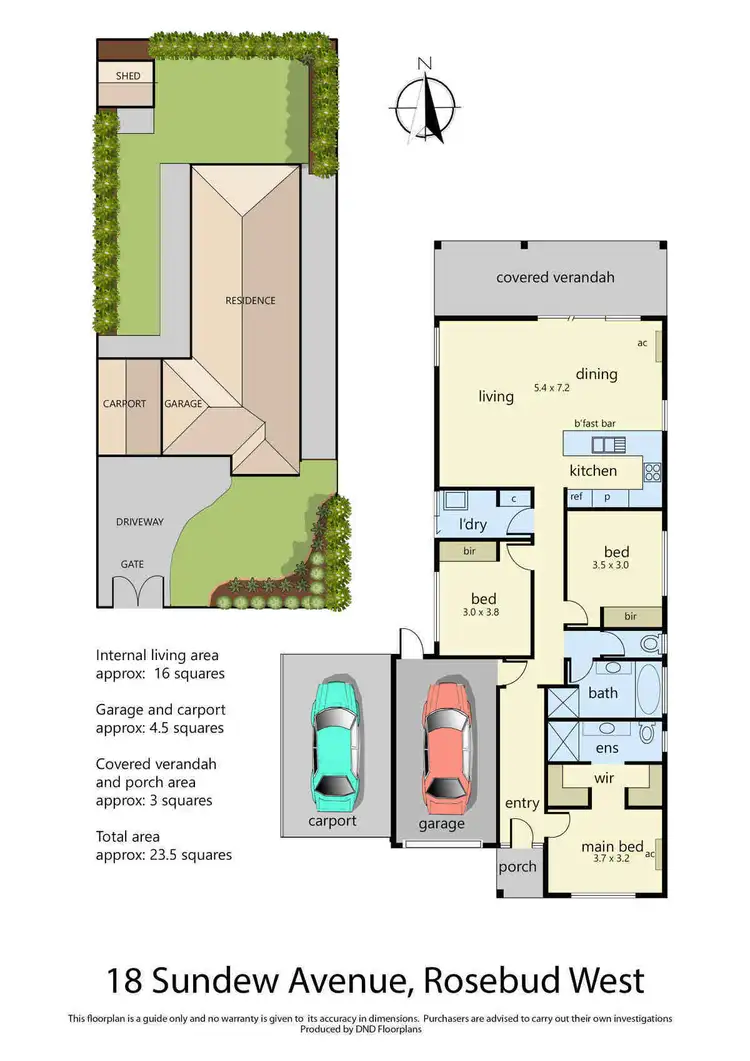 Floorplan of Homely house listing, 18 Sundew Avenue, Rosebud West VIC 3940
