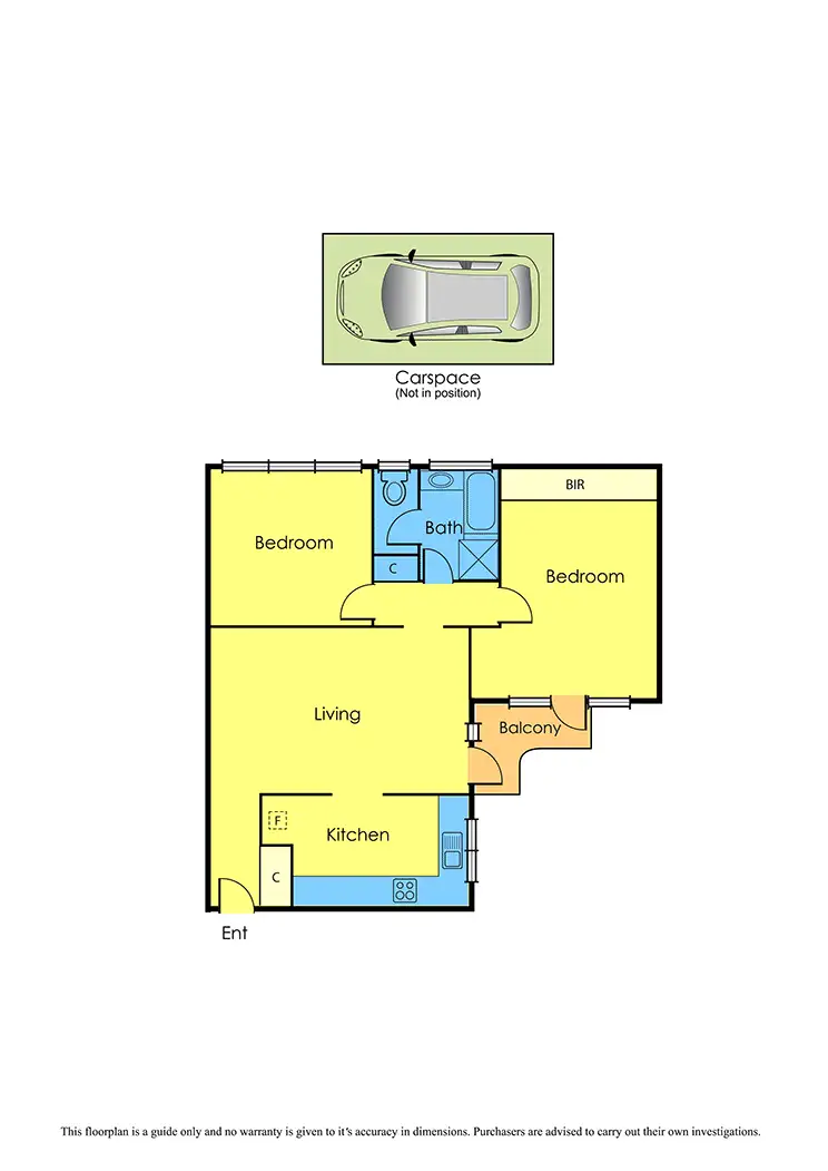 Floorplan of Homely apartment listing, 7/28 Fulton Street, St Kilda East VIC 3183