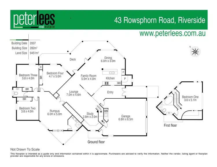 Floorplan of Homely house listing, 43 Rowsphorn Road, Riverside TAS 7250