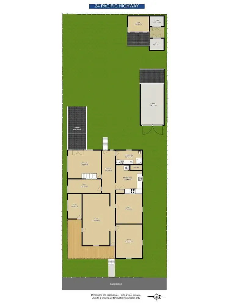 Floorplan of Homely house listing, 24 Pacific Highway, Ulmarra NSW 2462