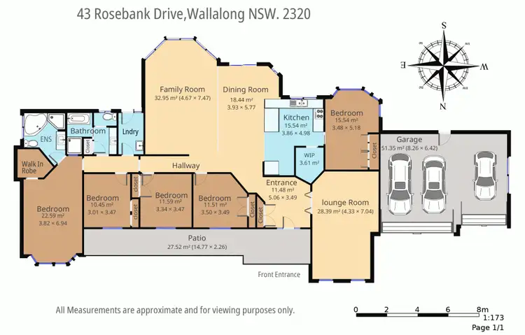 Floorplan of Homely house listing, 43 Rosebank Drive, Wallalong NSW 2320