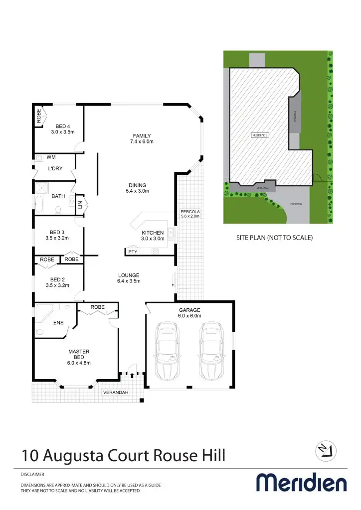 Floorplan of Homely house listing, 10 Augusta Court, Rouse Hill NSW 2155