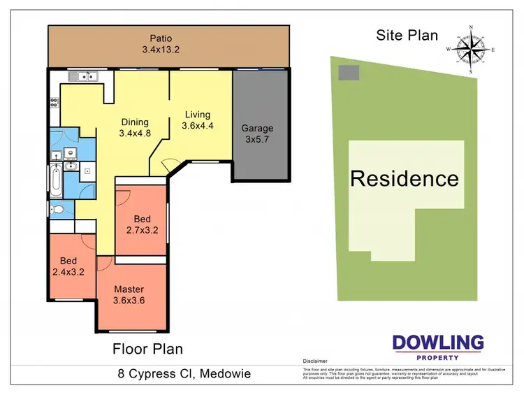 Floorplan of Homely house listing, 8 CYPRESS CLOSE, Medowie NSW 2318
