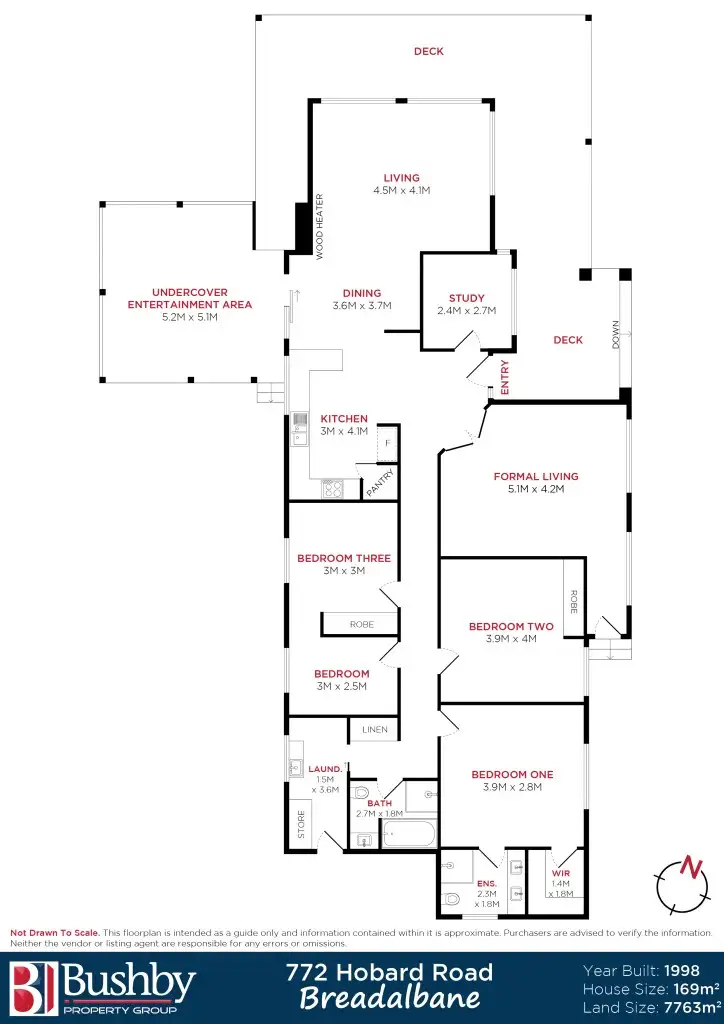 Floorplan of Homely house listing, 772 Hobart Road, Breadalbane TAS 7258