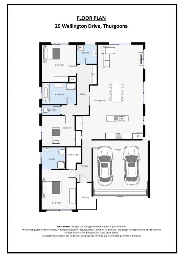Floorplan of Homely house listing, 29 Wellington Drive, Thurgoona NSW 2640