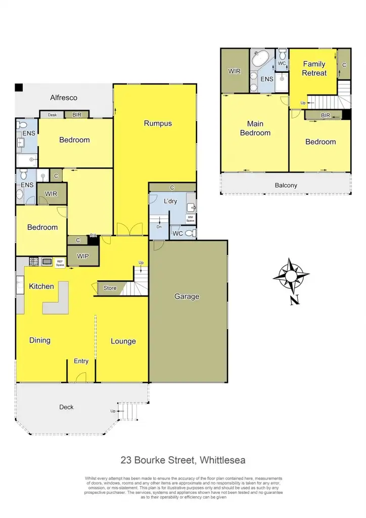 Floorplan of Homely house listing, 23 Bourke Street, Whittlesea VIC 3757