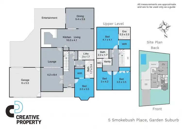Floorplan of Homely house listing, 5 Smokebush Place, Garden Suburb NSW 2289