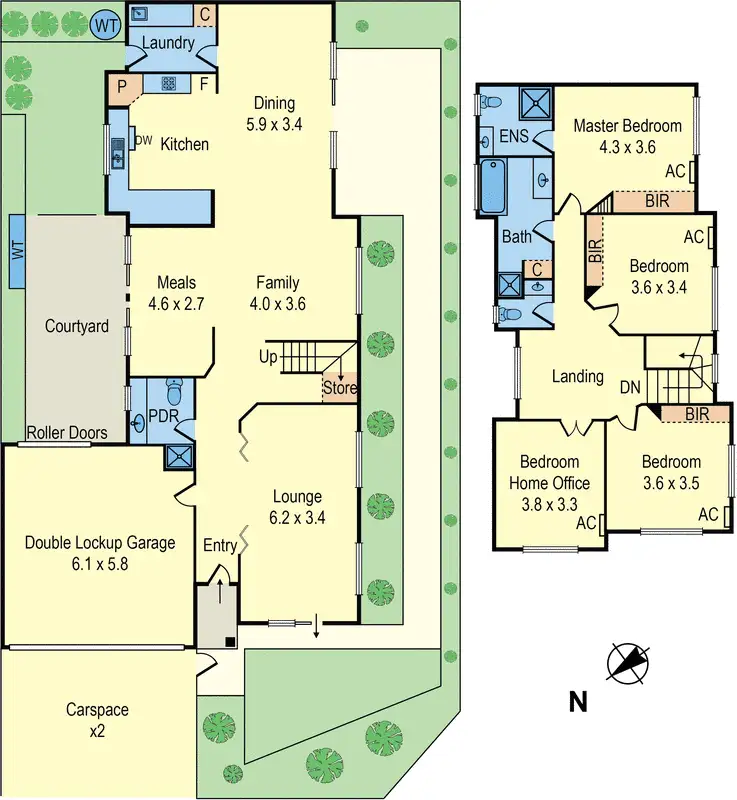 Floorplan of Homely house listing, 48 Charman Road, Mentone VIC 3194