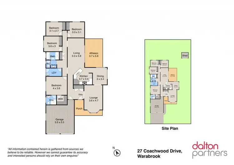 Floorplan of Homely house listing, 27 Coachwood Drive, Warabrook NSW 2304
