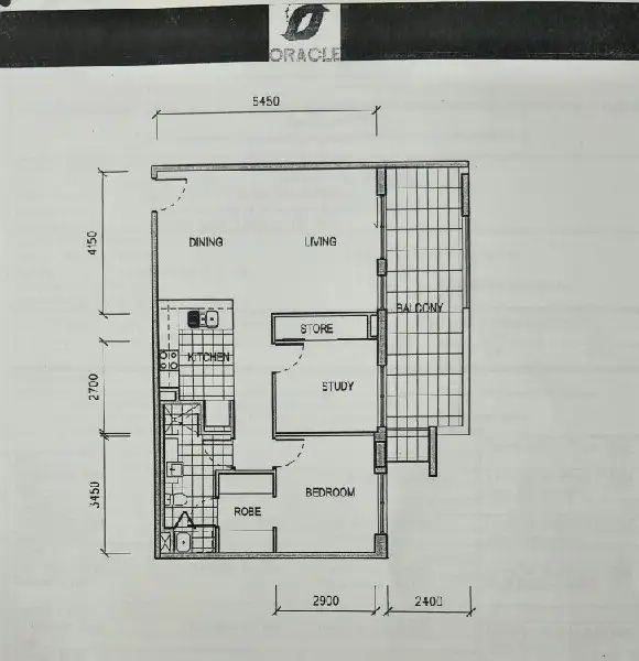 Floorplan of Homely unit listing, 268/84 Chandler Street, Belconnen ACT 2617