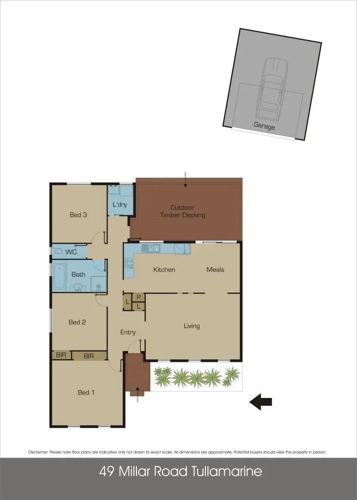Floorplan of Homely house listing, 49 Millar Road, Tullamarine VIC 3043