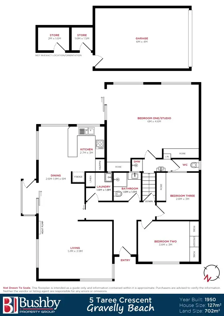 Floorplan of Homely house listing, 5 Taree Crescent,, Gravelly Beach TAS 7276