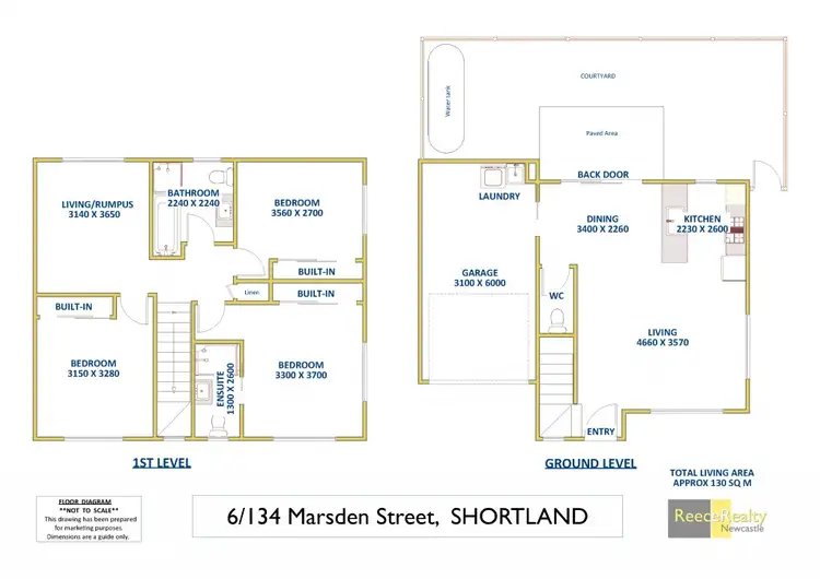 Floorplan of Homely townhouse listing, 6/134 Marsden Street, Shortland NSW 2307