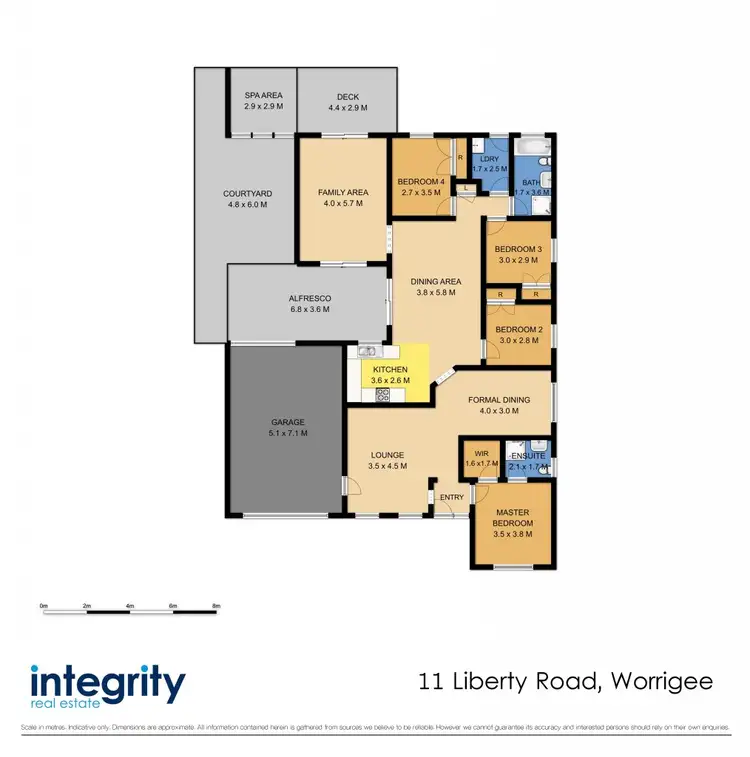 Floorplan of Homely house listing, 11 Liberty Road, Worrigee NSW 2540