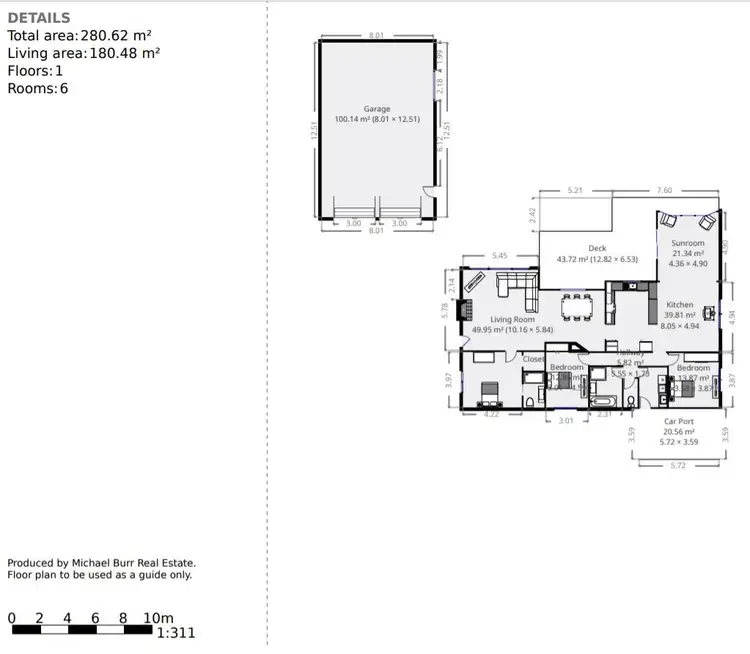 Floorplan of Homely house listing, 64 East Glen, Port Sorell TAS 7307