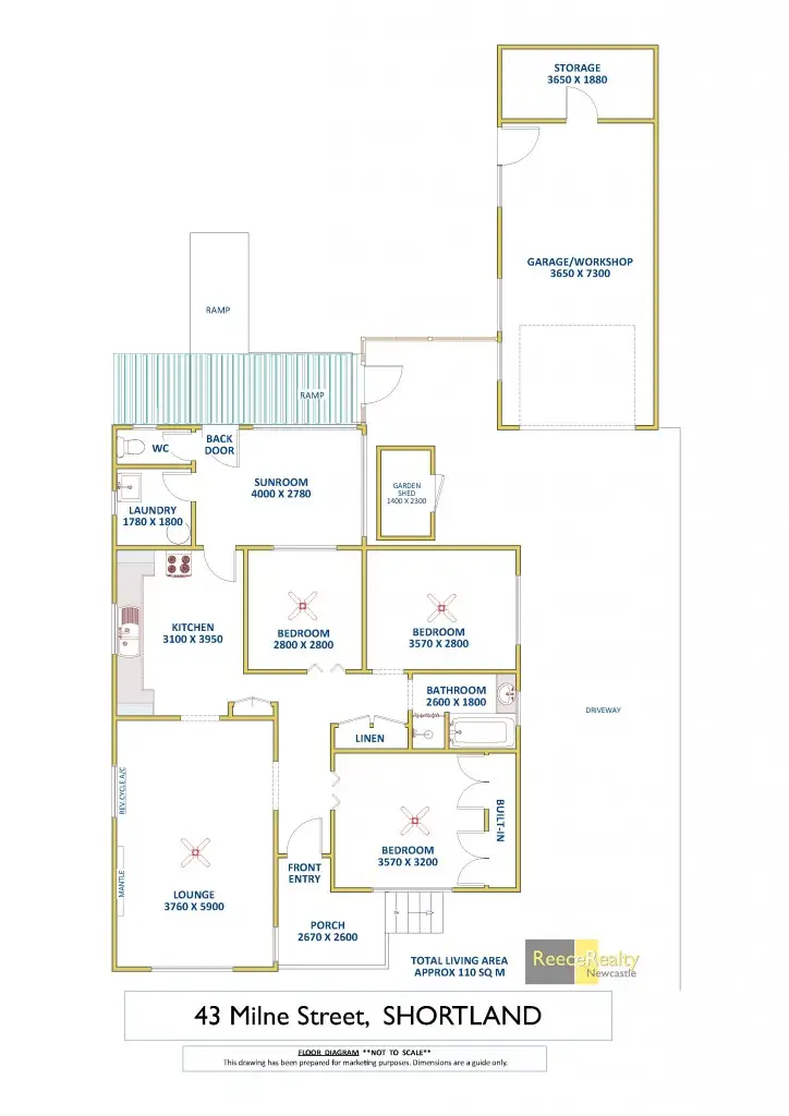 Floorplan of Homely house listing, 43 Milne Street, Shortland NSW 2307