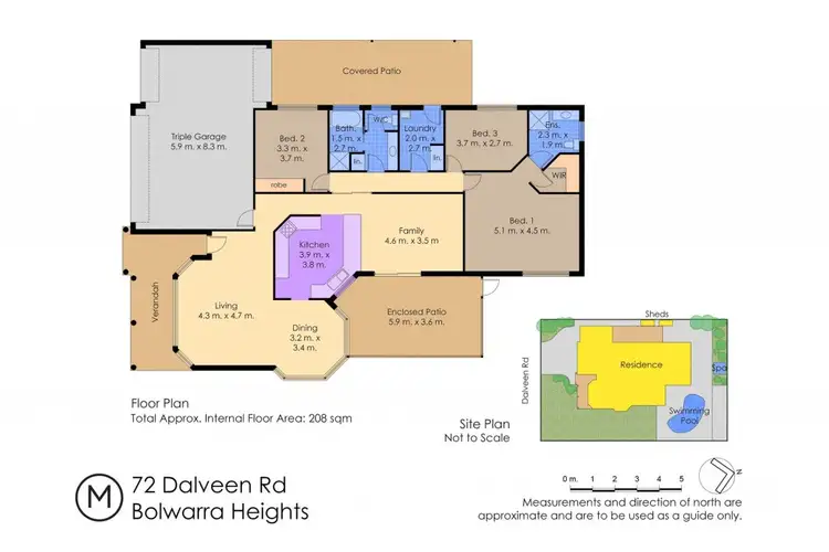 Floorplan of Homely house listing, 72 Dalveen Road, Bolwarra Heights NSW 2320