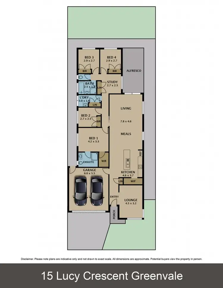 Floorplan of Homely house listing, 15 Lucy Crescent, Greenvale VIC 3059